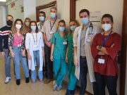 Equipo del Hospital 12 de Octubre que ha participado con 60 niños voluntarios en el ensayo de la vacuna de Pfizer