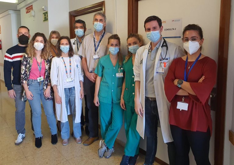 Equipo del Hospital 12 de Octubre que ha participado con 60 niños voluntarios en el ensayo de la vacuna de Pfizer