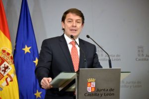 Alfonso Fernández Mañueco, presidente de la Junta de Castilla y León