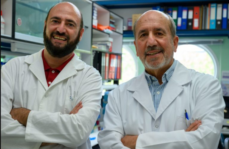Luis García Arriaza y Mariano Esteban, investigadores de la vacuna del Covid-19 que ha dado buenos resultados en roedores y macacos
