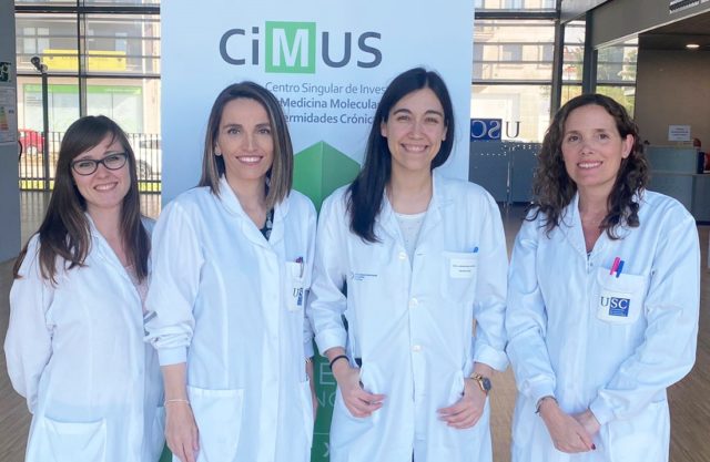 Investigadoras del CiMUS que han participado en el estudio sobre párkinson y tratamientos de hipertensión y diabetes