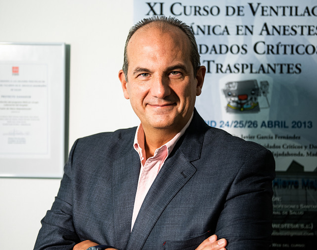 Javier García, presidente de Sedar, anestesistas