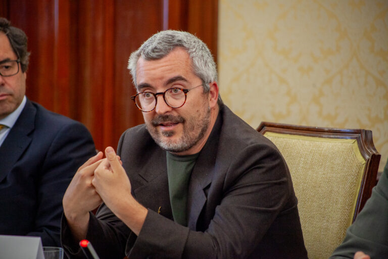 Javier Padilla durante la presentaci&oacute;n del Informe Communis MedTech de iSanidad sobre las medidas para el sector de las tecnolog&iacute;as sanitarias